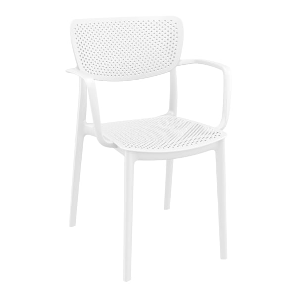 Mesh Resin Patio Arm Chair Interior