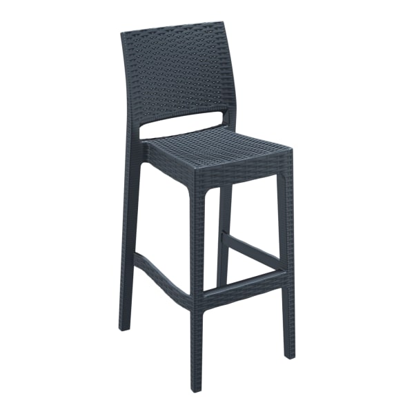 Beverly Wickerlook Resin Bar Stool Interior