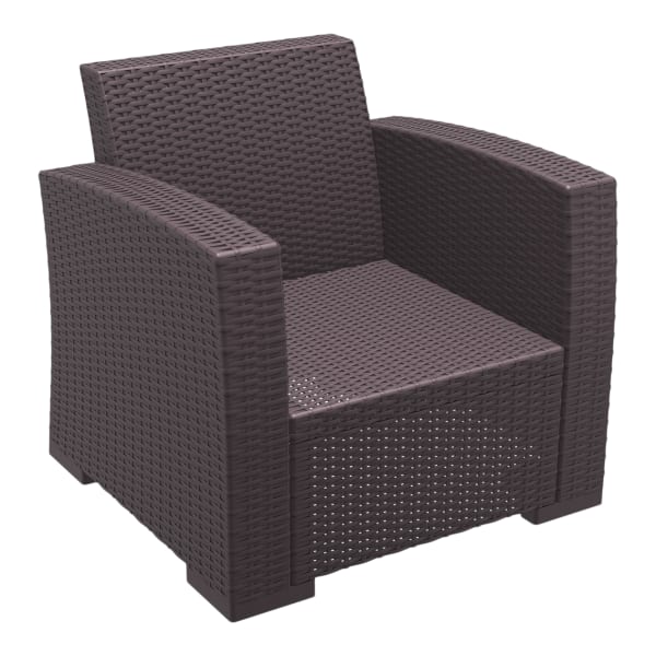 Shelly Commercial Resin Patio Chair Interior