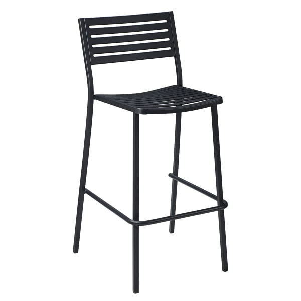 Ella Outdoor Bar Stool in Black Interior