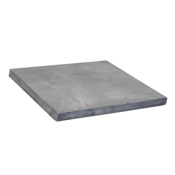 Outdoor Resin Table Top in Industrial Grey Finish Interior