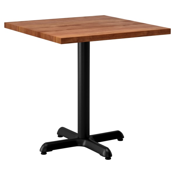 Premium Solid Wood Plank Restaurant Table Interior