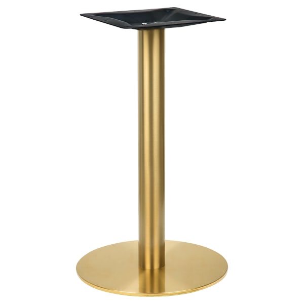 Gold Round Indoor / Outdoor Table Base - Standard Height Interior