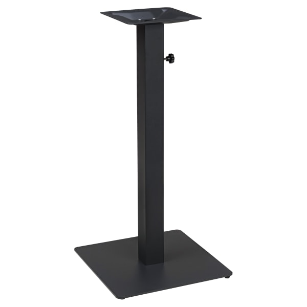 Carlo Outdoor Umbrella Table Base in Black - Bar Height Interior