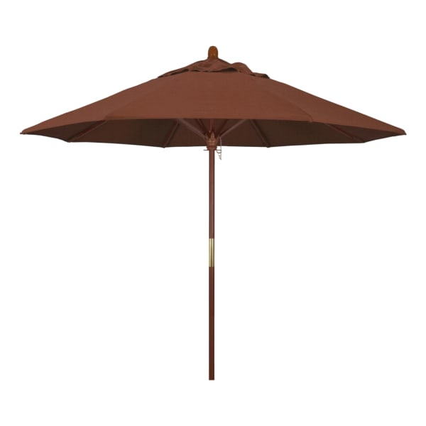 9 ft Ventura Wood Commercial Umbrella Interior