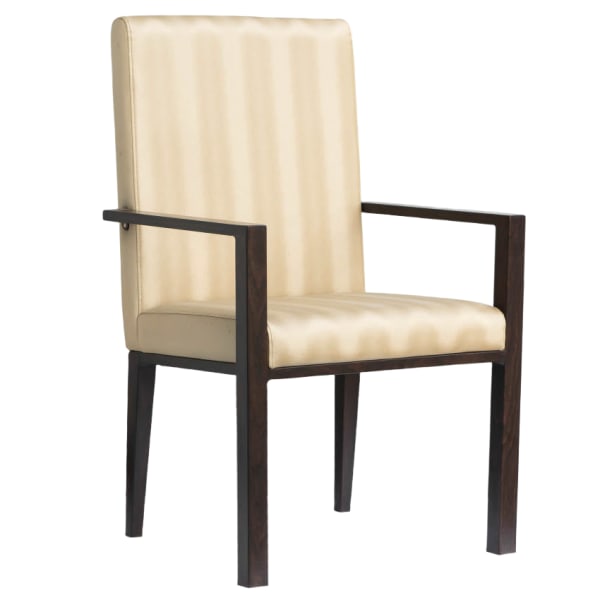 Celestino Padded Aluminum Arm Chair Interior