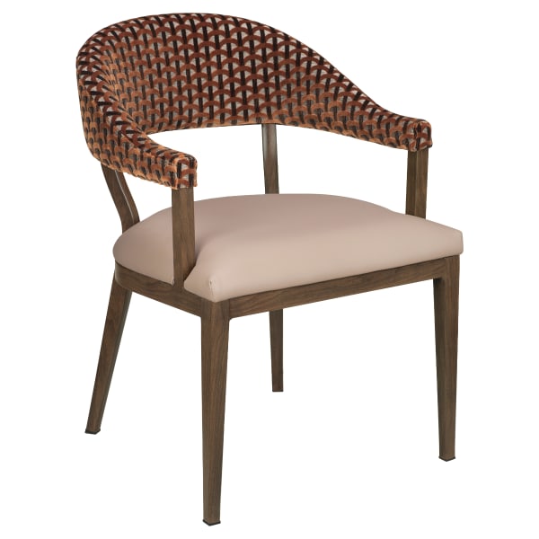 Valro Curved-Back Aluminum Chair Interior